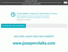 Tablet Screenshot of josepmariavilalta.com